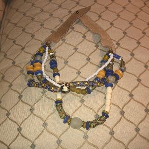 Twine and twig layered necklace